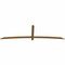 Ekena Millwork Bellingham Timber Gable Bracket, Western Red Cedar, 108"W x 31 1/2"H x 1 1/2"D x 3 1/2"F, 7/12 Pitch GBW108X31X0204BEL00SWR - alternate 5